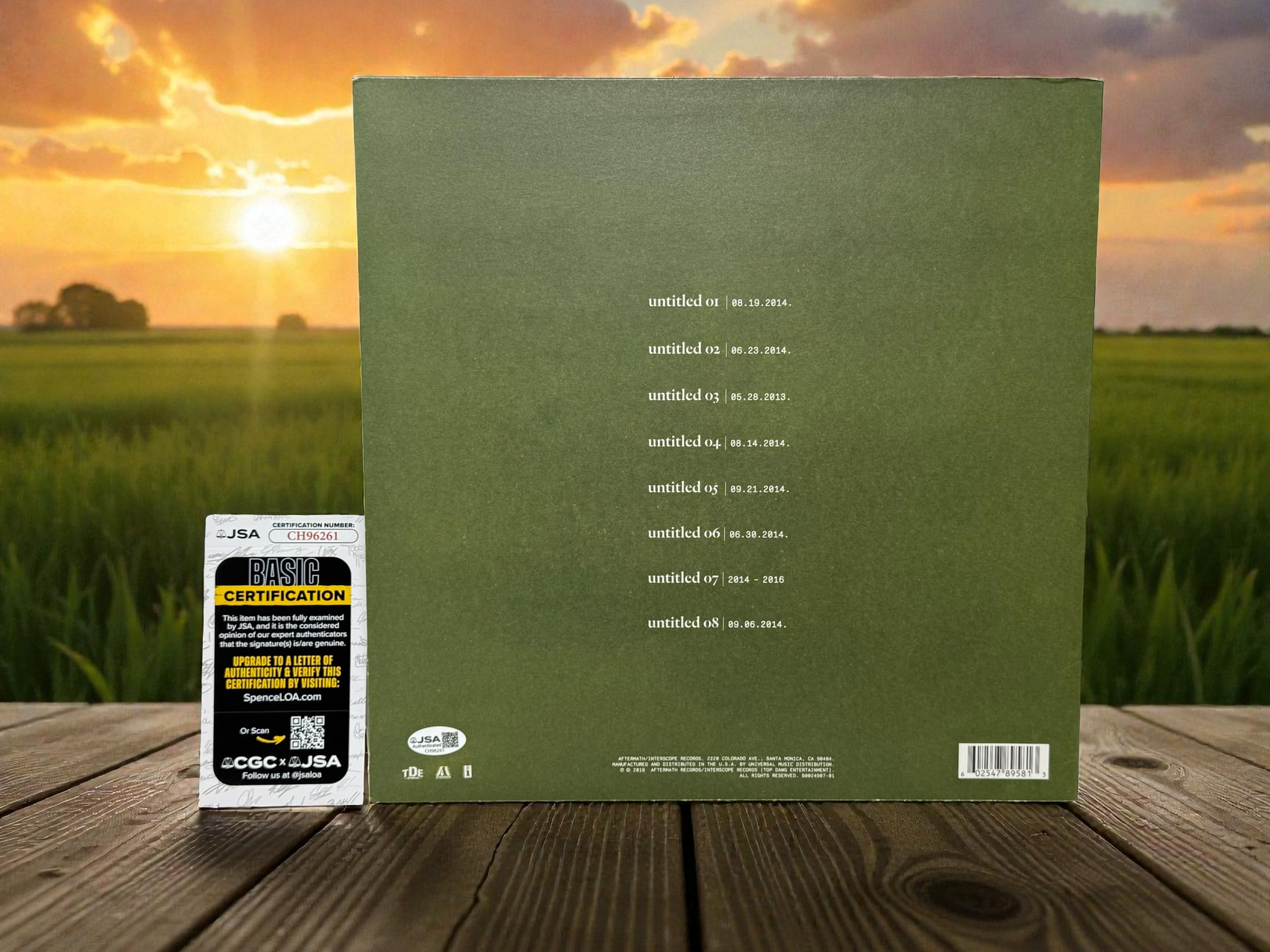 Kendrick Lamar – Untitled Unmastered. (Autographed)