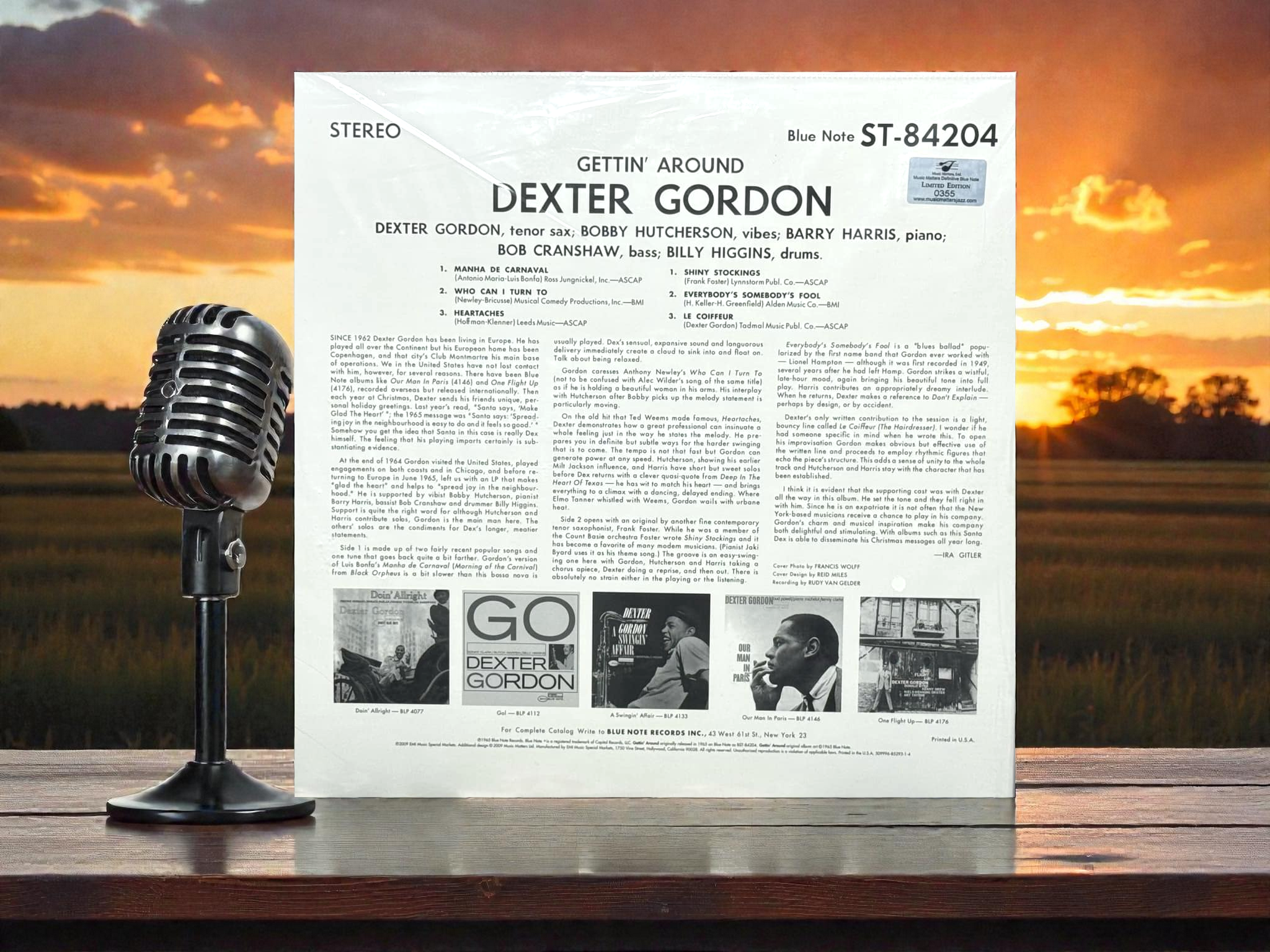 Dexter Gordon – Gettin' Around (Music Matters Audiophile 45RPM)
