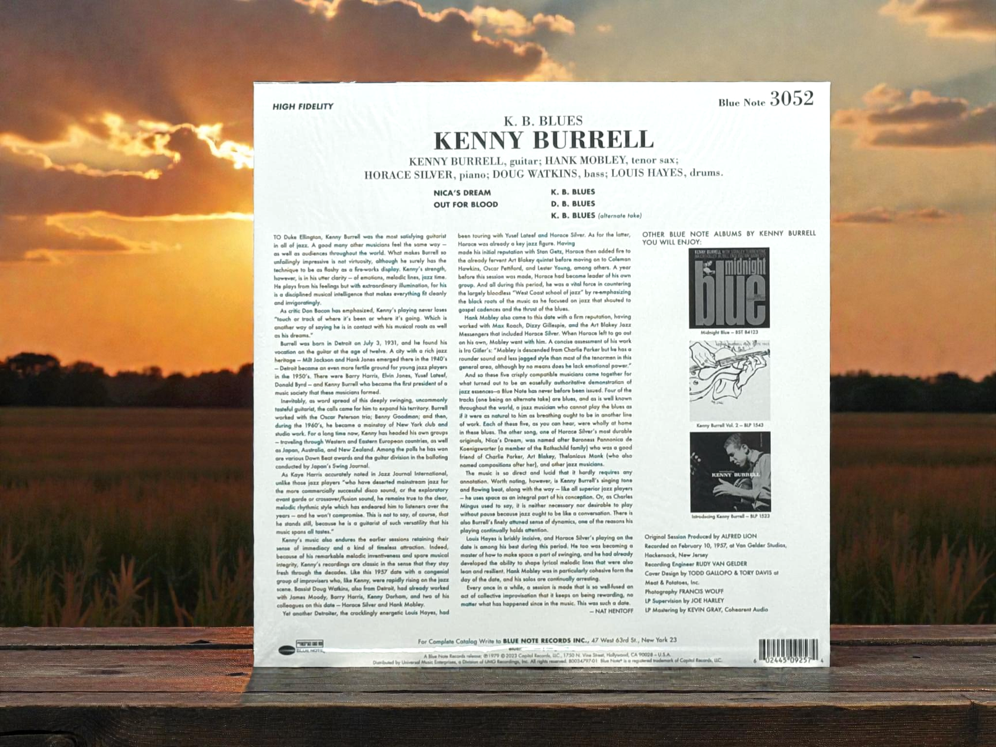 Kenny Burrell - K.B. Blues LP (Tone Poet Vinyl Series)