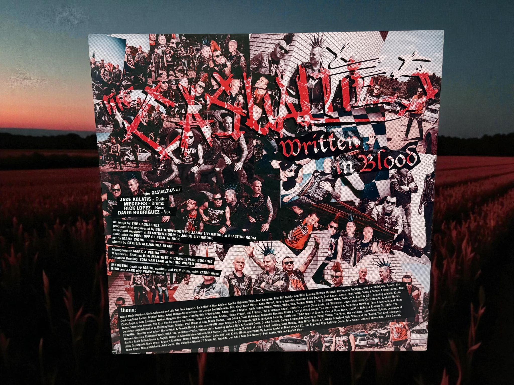 The Casualties - Written In Blood (Autographed)