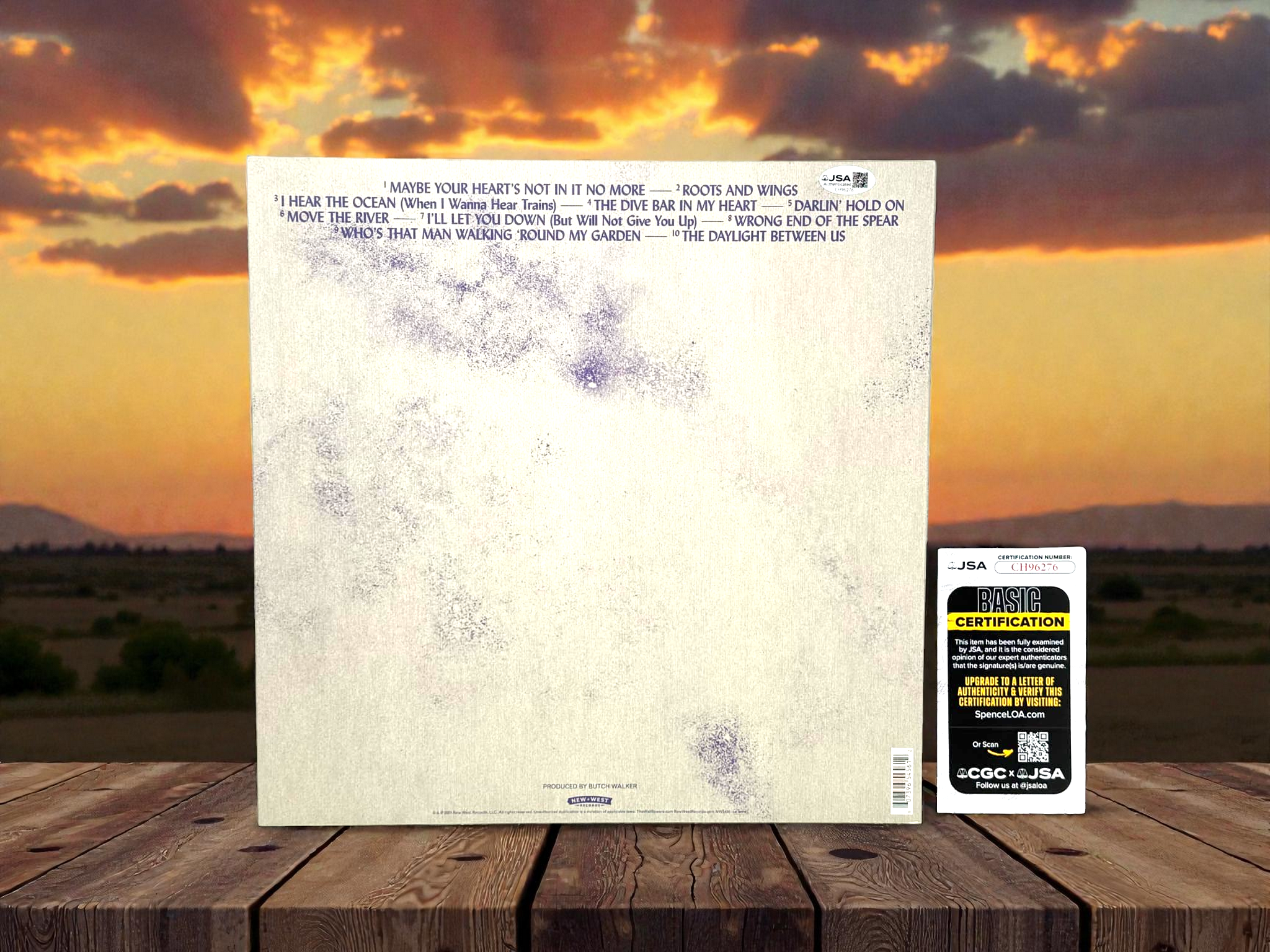 The Wallflowers – Exit Wounds - Autographed by Jakob Dylan - JSA Certified