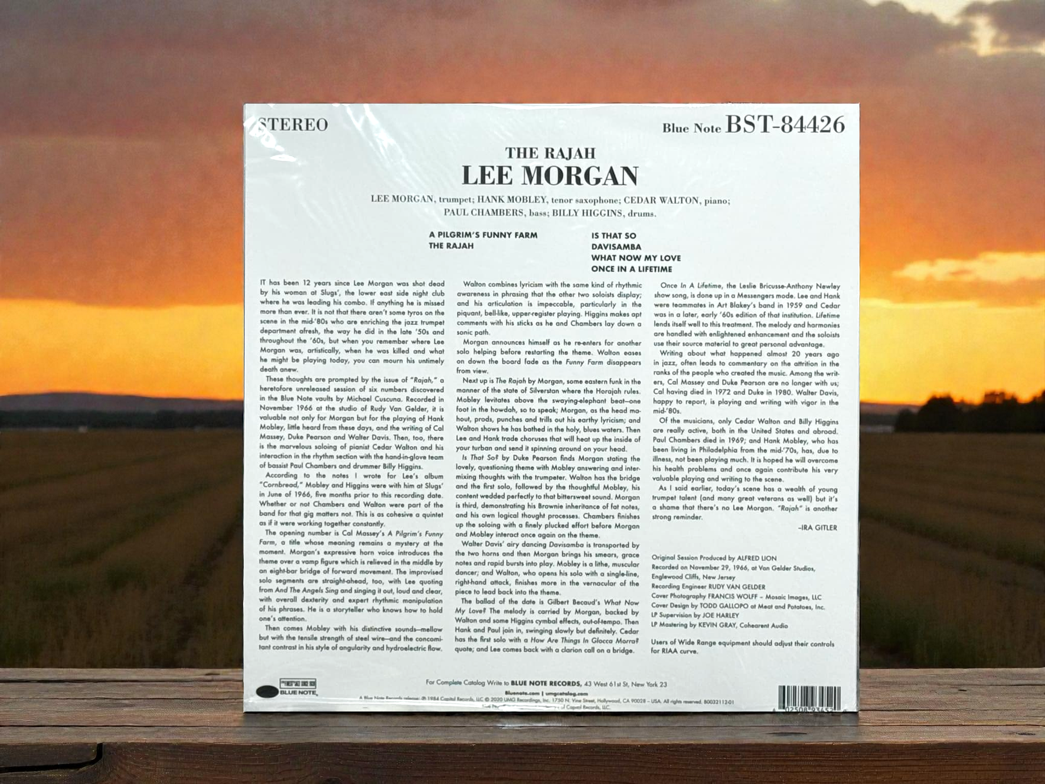 Lee Morgan - The Rajah LP (Tone Poet Vinyl Series)