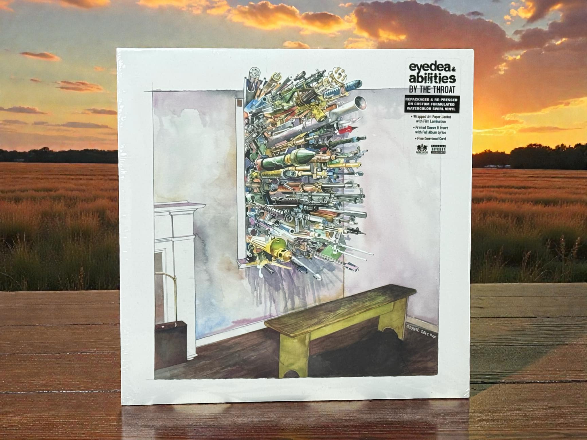 Eyedea & Abilities – By The Throat (10th Anniversary Limited Watercolor Swirl)