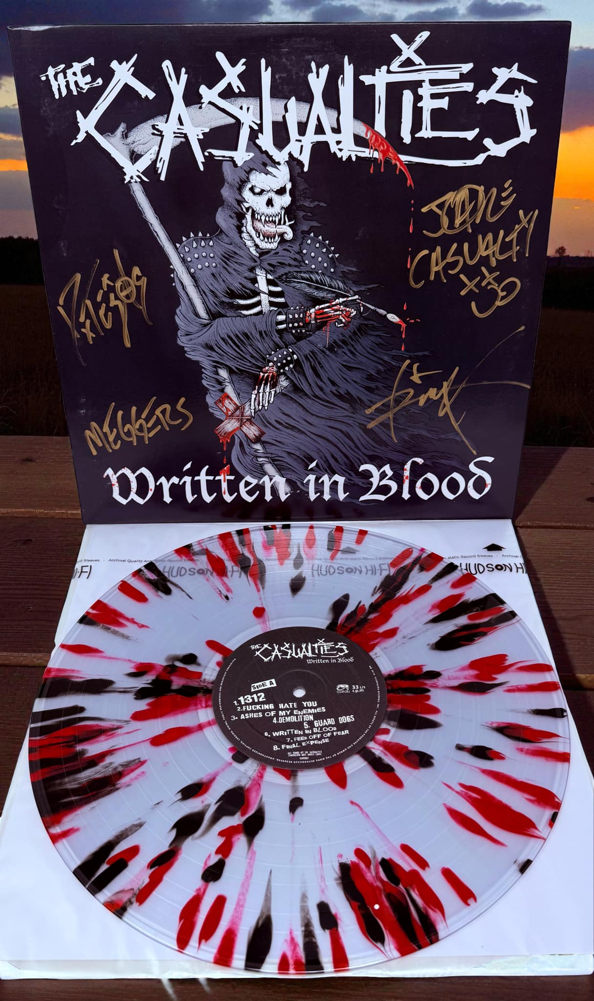 The Casualties - Written In Blood (Autographed)