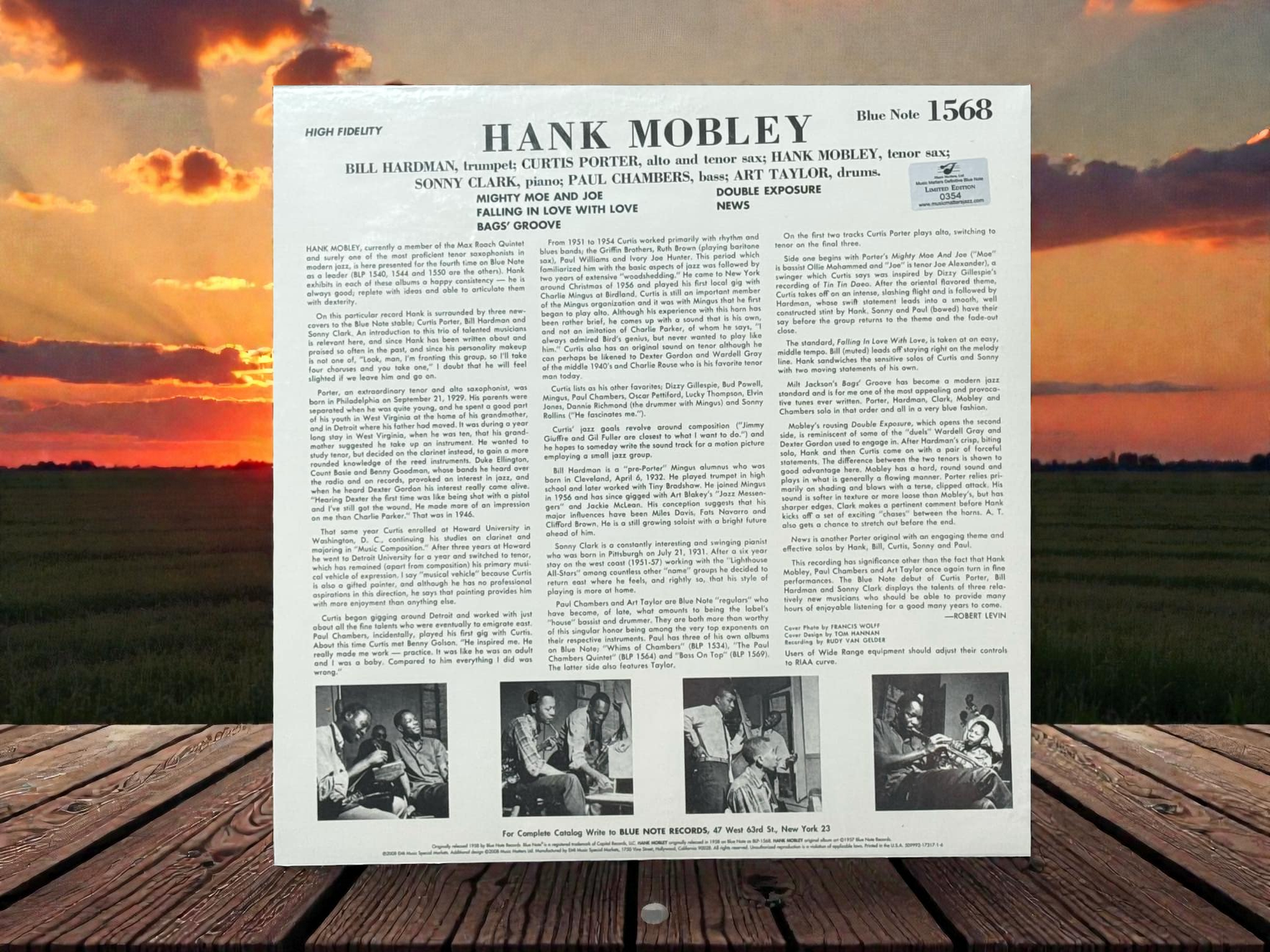 Hank Mobley – Sextet (Music Matters Audiophile 45RPM)