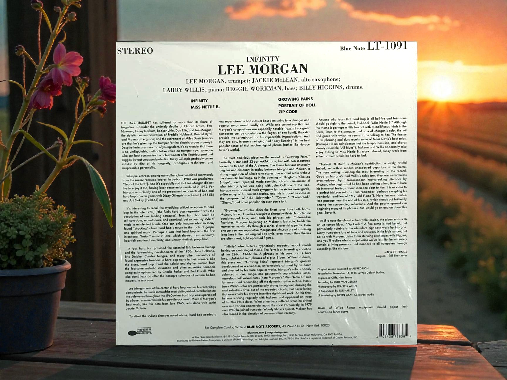 LEE MORGAN - INFINITY LP (TONE POET VINYL SERIES)