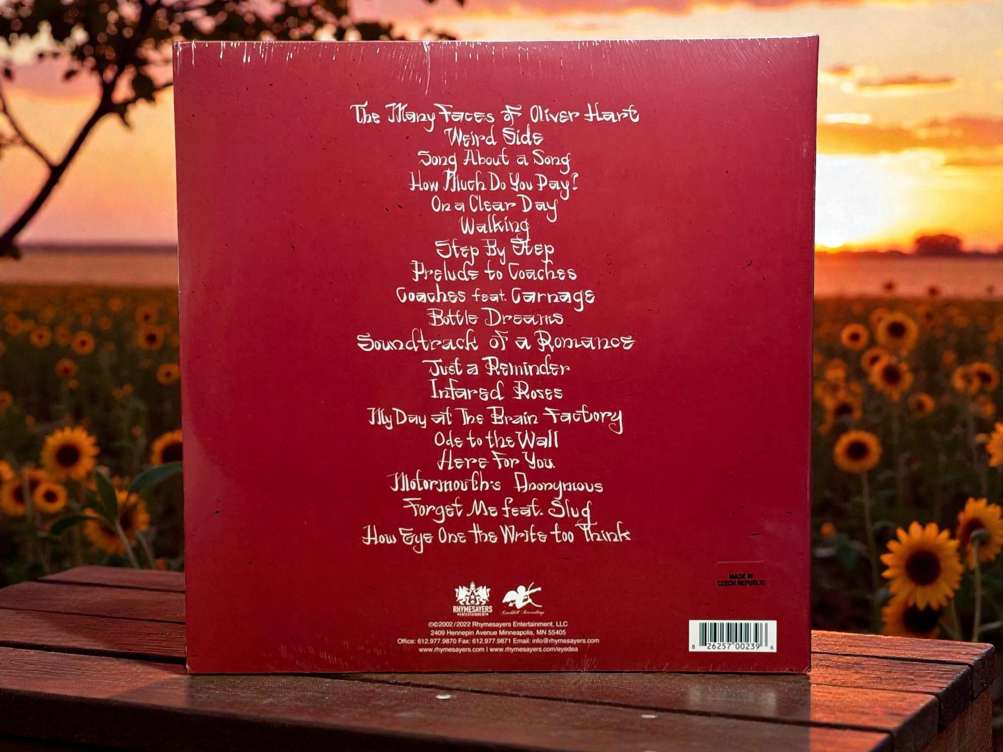 Oliver Hart (Eyedea) – The Many Faces Of Oliver Hart, Or: How Eye One The Write Too Think