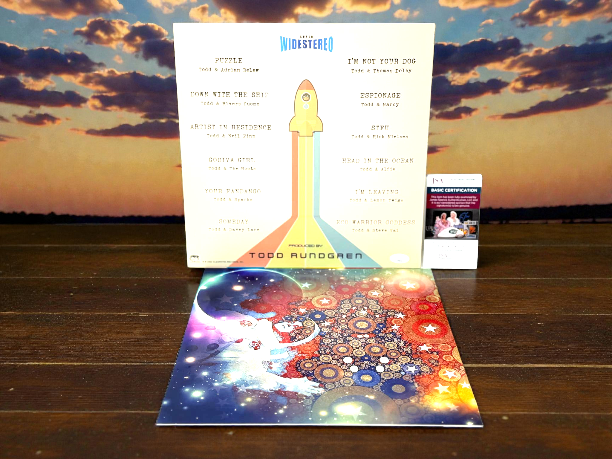 Todd Rundgren – Space Force - Autographed by Todd Rundgren - JSA Certified