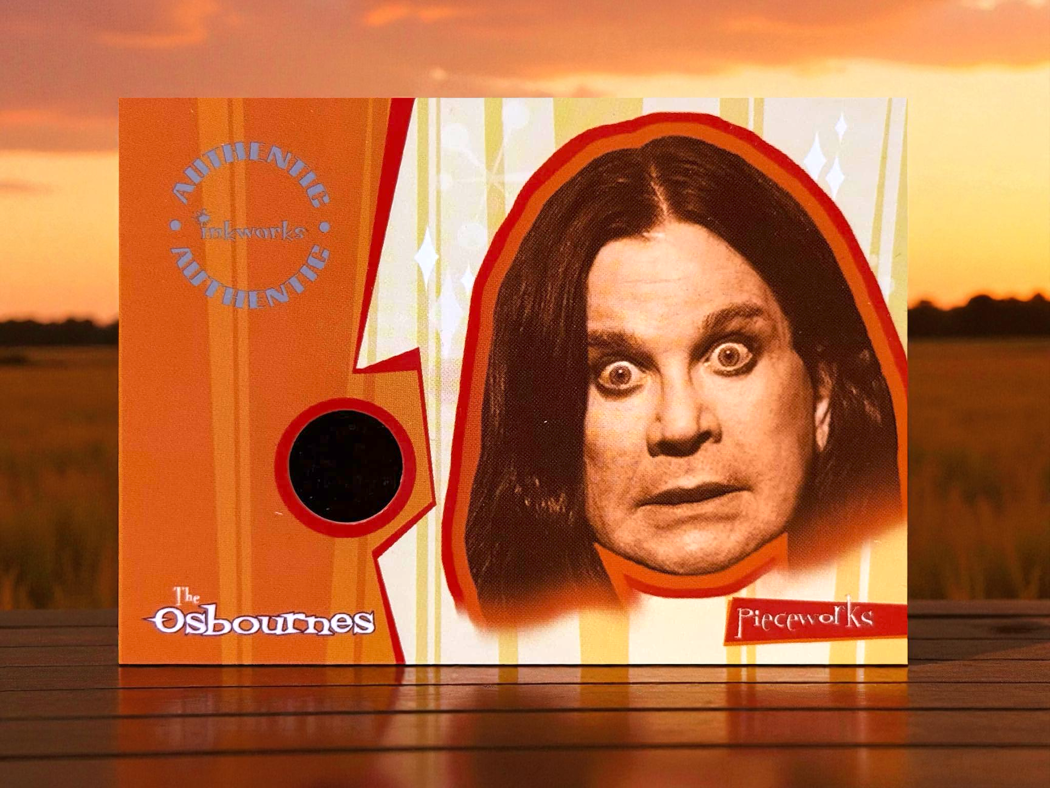 Ozzy Osbourne - Personally Worn T-Shirt Relic - 2002 Inkworks Card