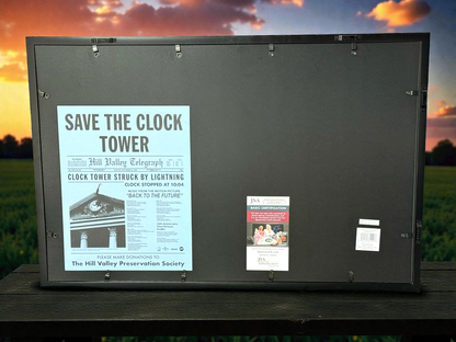 Back To The Future Mondo Vinyl LP - Dual Signed Michael J. Fox & Christopher Lloyd - Framed - JSA Certified