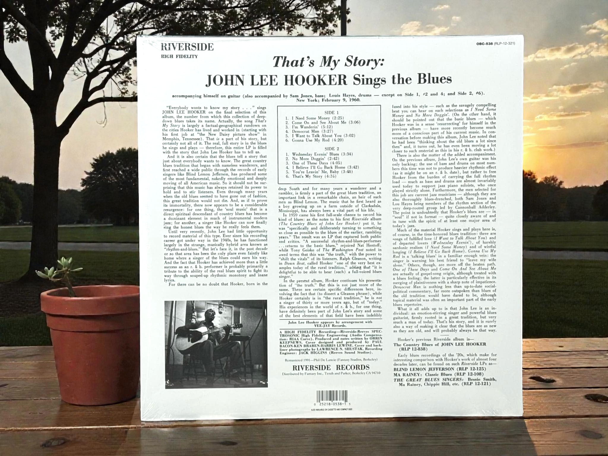 John Lee Hooker – That's My Story John Lee Hooker Sings The Blues
