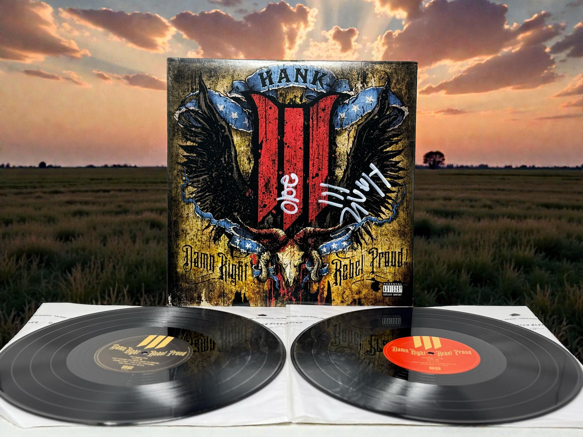 Hank III – Damn Right Rebel Proud (Autographed)