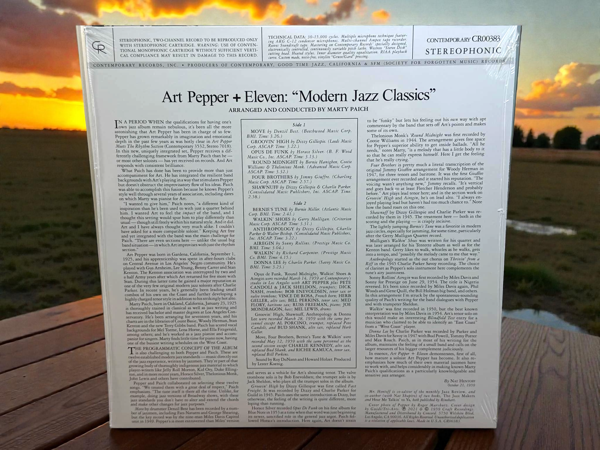 Art Pepper – Art Pepper + Eleven "Modern Jazz Classics"