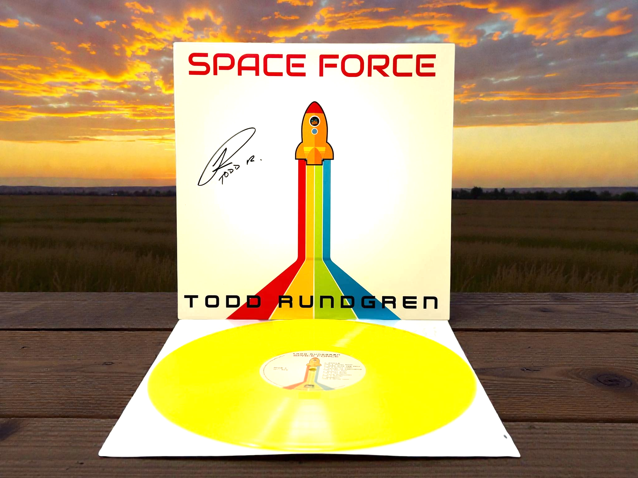 Todd Rundgren – Space Force - Autographed by Todd Rundgren - JSA Certified
