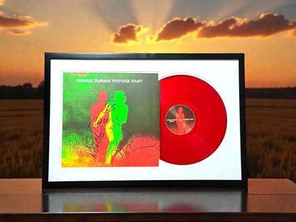 Duran Duran – Future Past - Limited Red Vinyl LP - Full Band Signed - Framed - JSA Full lOA Certified