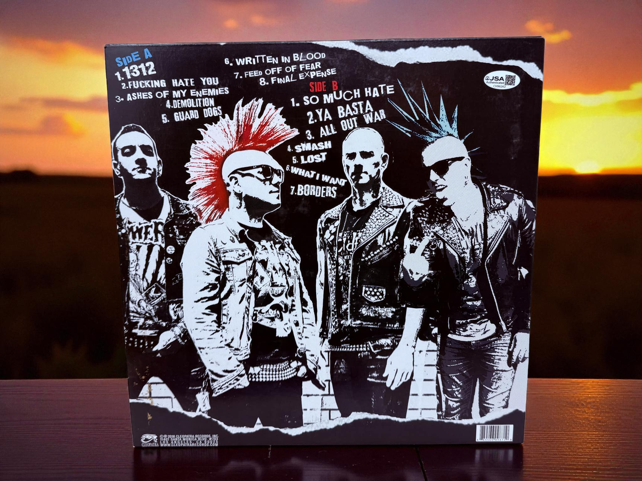 The Casualties - Written In Blood (Autographed)