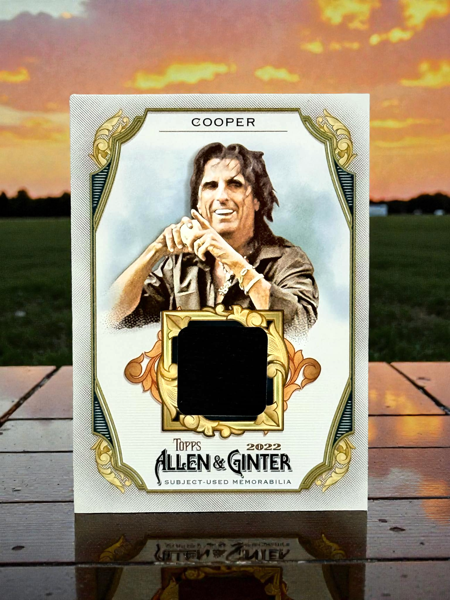 ALICE COOPER - Genuine Memorabilia Relic Card - 2022 Topps Allen & Ginter