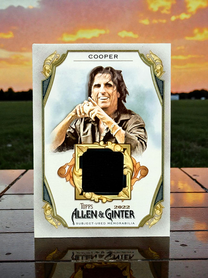 ALICE COOPER - Genuine Memorabilia Relic Card - 2022 Topps Allen & Ginter