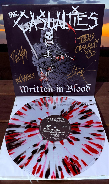 The Casualties - Written In Blood (Autographed)
