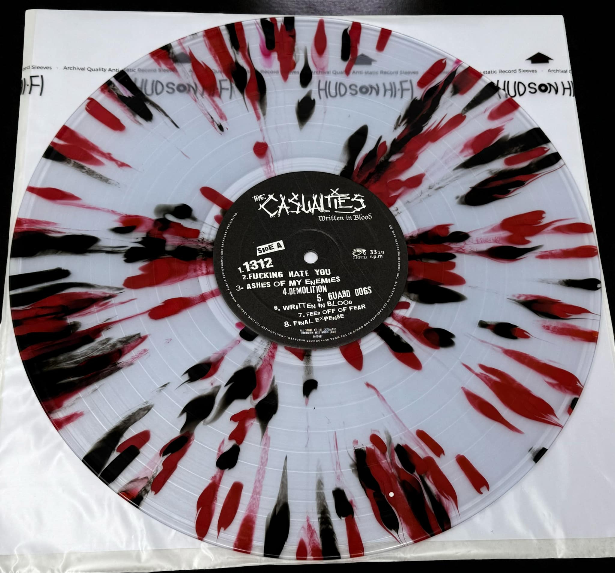 The Casualties - Written In Blood (Autographed)