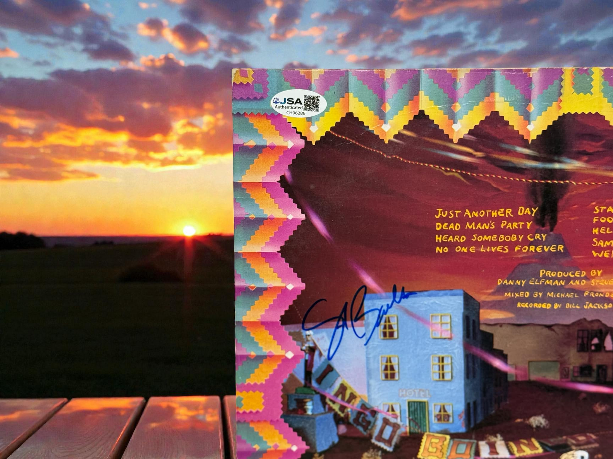 Oingo Boingo – Dead Man's Party PROMO LP - Full Band Autographed w/ Danny Elfman