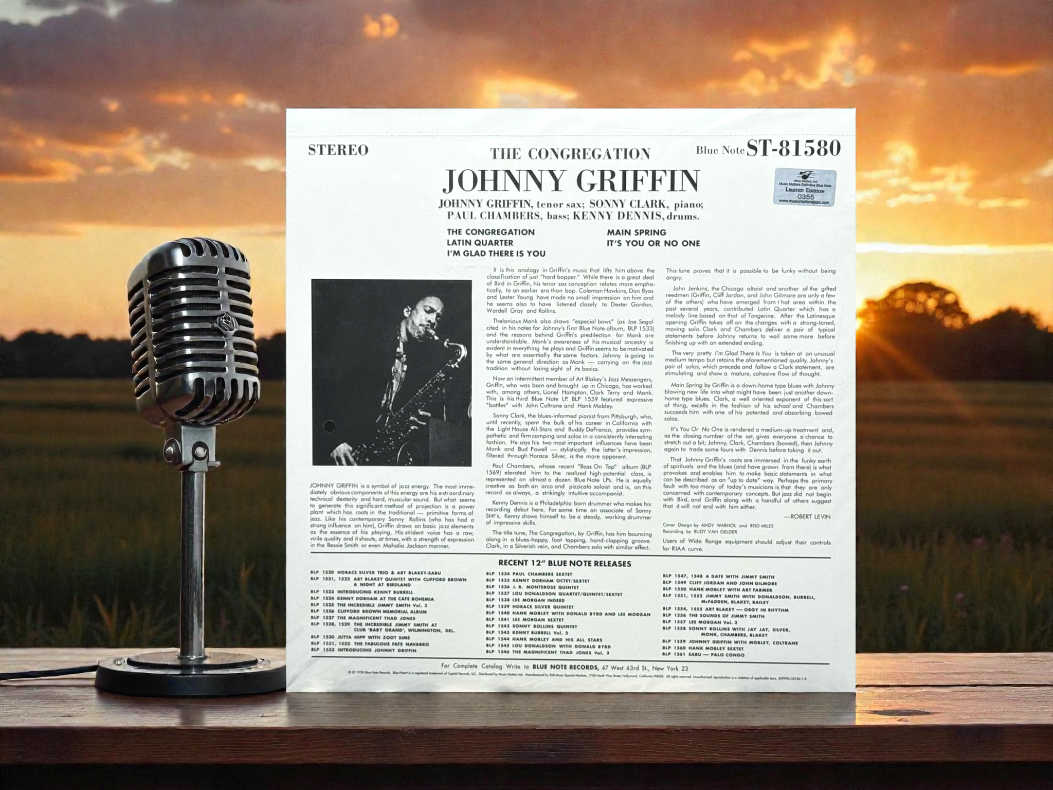 Johnny Griffin – The Congregation  (Music Matters Audiophile 45RPM)