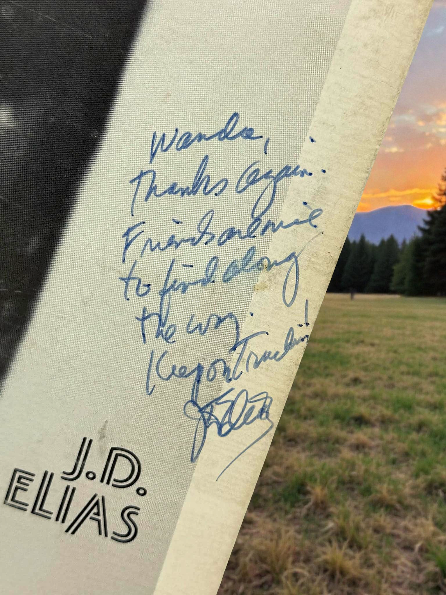 J.D. Elias – Who's That? (OG 1st Press + Autographed)
