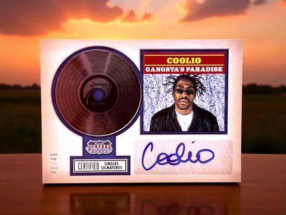 Coolio - 2015 Panini Americana - Autograph - Serial #'D 48/49