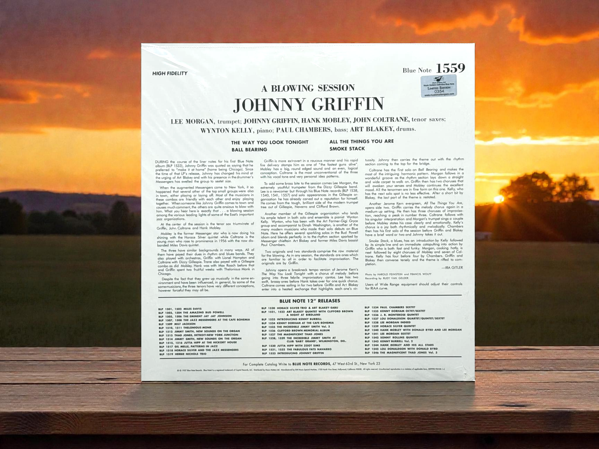 Johnny Griffin – Johnny Griffin, Vol. 2 (Music Matters Audiophile 45RPM)
