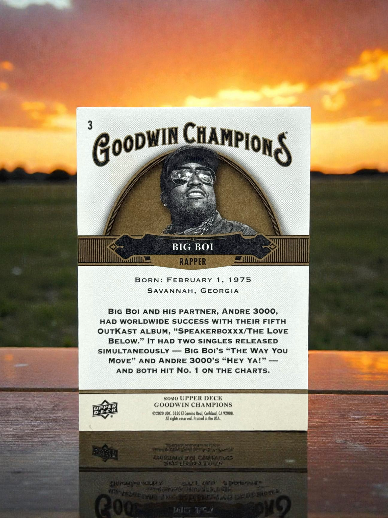 BIG BOI from OUTKAST - Card - 2020 Topps Allen & Ginter