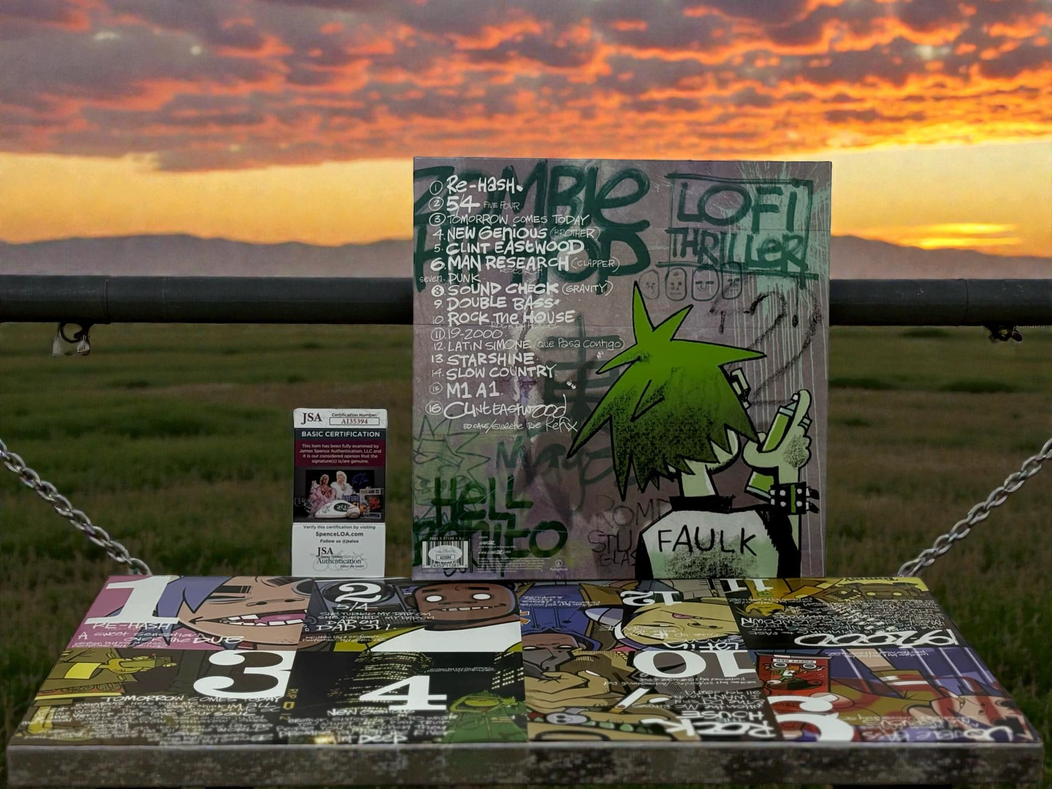 Gorillaz - Demon Days - AUTOGRAPHED by Damon Albarn - OG 1st EU Press